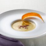 Crema de calabaza y puerros