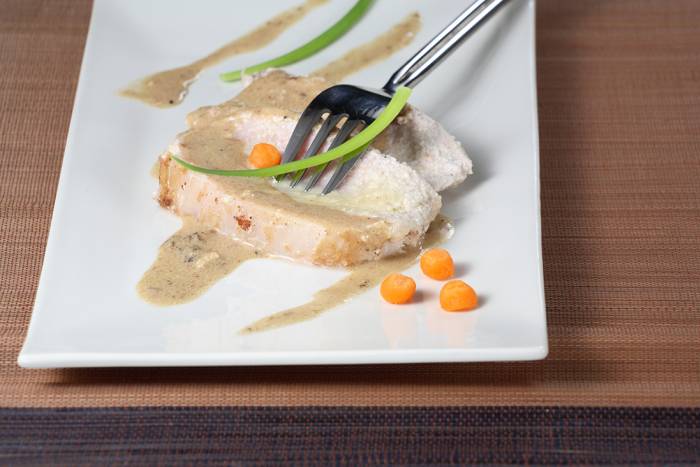 Lomo con almendras