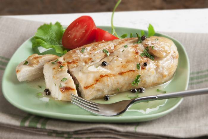 Pechugas de pollo en salsa agridulce