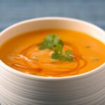 Sopa de zanahorias y naranja
