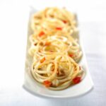 Espaguetis con salsa de verduras