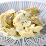 Pasta con alcachofas