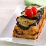Pastel de arroz y berenjenas