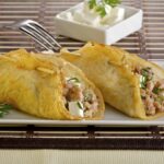Crepes rellenas de carne