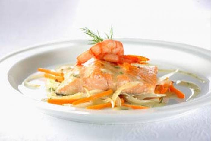 Salmón al cava