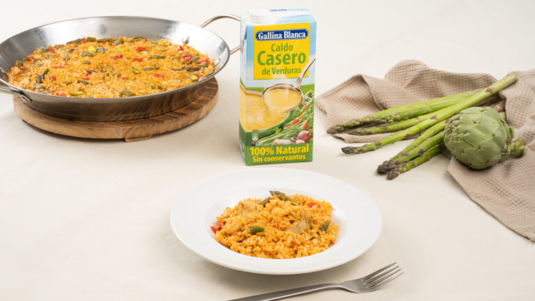 Paella de verduras