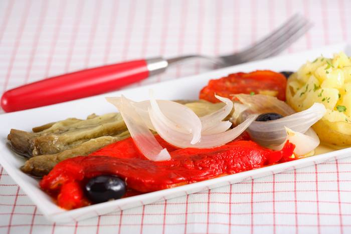 Verduras Asadas, Escalibada deliciosa