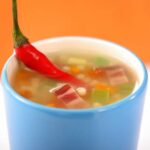 Sopa de verduras con pasta