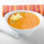 Crema de zanahoria con manzana