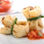 Empaquetado de tortitas con berenjena