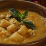 Sopa de lentejas amarillas