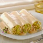 Canelones de pechuga de pollo