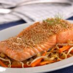 Salmón con sésamo y soja