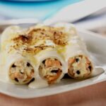 Canelones con salmón