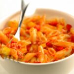 Pasta con manzana