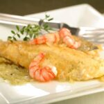 Filetes de merluza con gambas