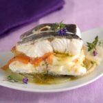 Merluza rellena con salmón