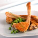 Chuletas de cordero empanadas