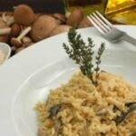 Risotto de setas y pollo