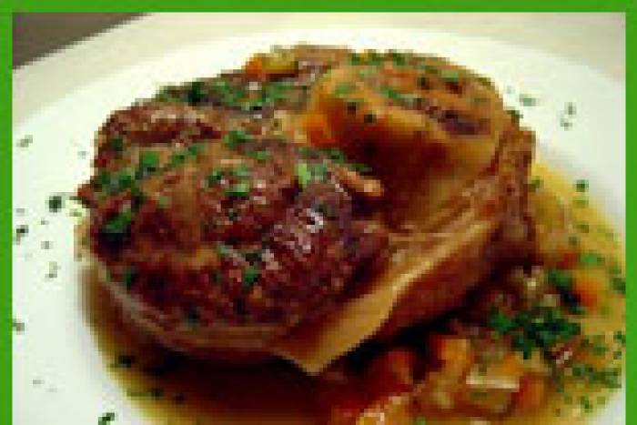 Ossobuco estofado al vino tinto