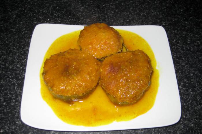 Alcauciles rellenos de carne