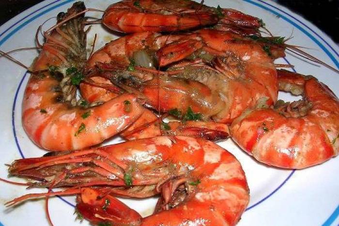 Gambas a la sal