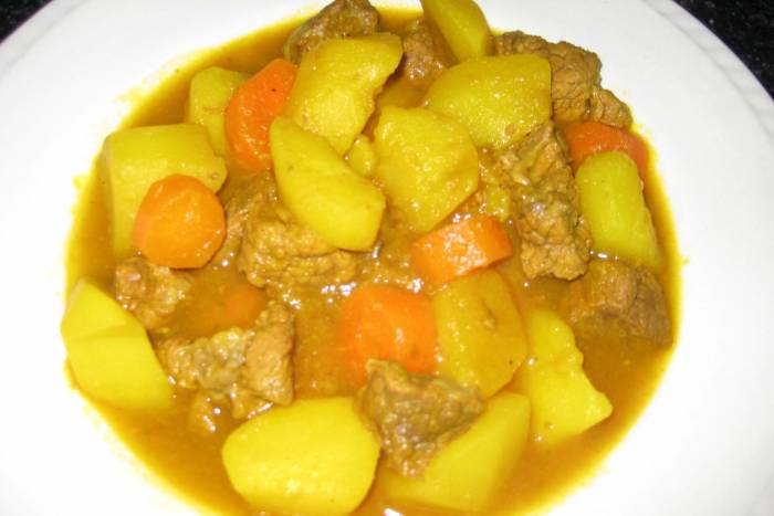 Papas con carne