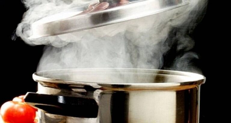 Cocinar con fuentes de vapor