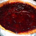 Tarta de queso con mermelada
