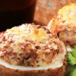 Patatas rellenas gratinadas