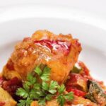 Bacalao con samfaina