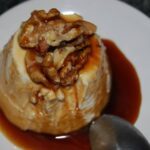 Cremoso de queso con reduccion de pedro ximenez