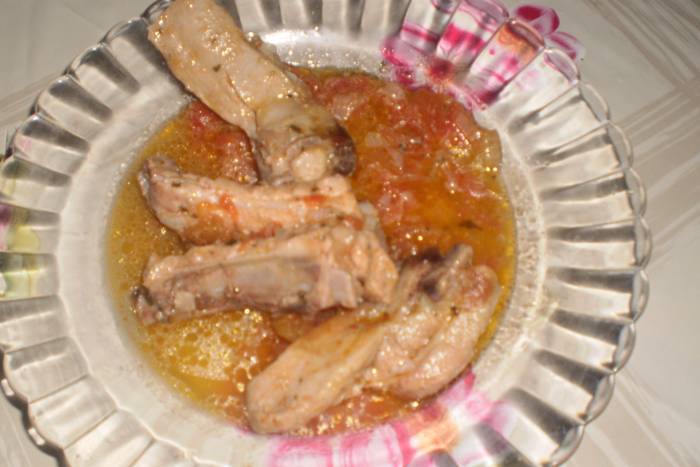 Costillas de cerdo guisadas