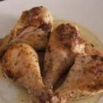 Jamoncitos de pollo al cava al aroma de limón