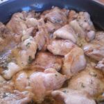 Churrasquitos de pollo en salsa