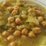 Garbanzos con col