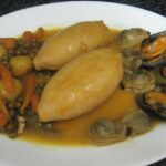 Calamares rellenos de marisco