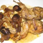 Codornices guisadas a mi manera