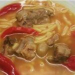 Fideos caldosos