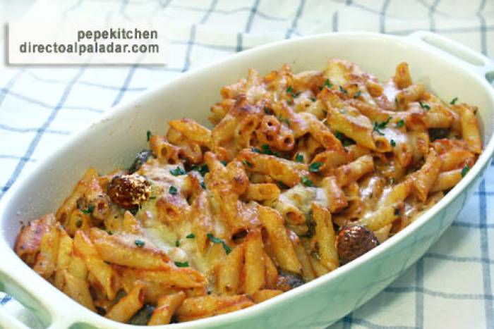 Macarrones al horno