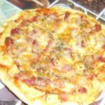 Pizza de jamón serrano