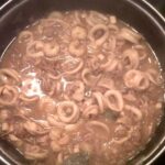 Calamares en salsa con jamón