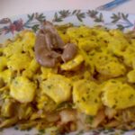 Setas al horno con patatas