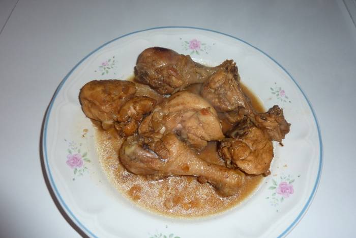 Pollo con cocacola