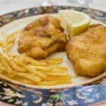 Huevos fritos rebozados