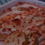 Calabacines con bechamel