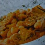 Judías blancas con champiñones