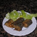 Caballas fritas en adobo