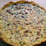 Quiche de setas y bacon