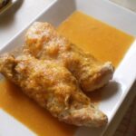 Lomo de cerdo en salsa de verduras